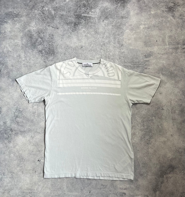 Stone island 2022 grey graphic tee
