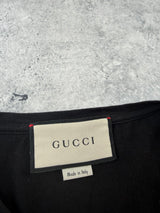 Gucci black spellout tee