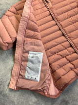 Stone island 2021 pink loom woven down coat