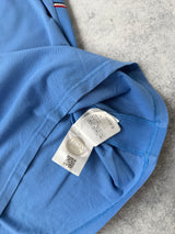Moncler blue polo shirt