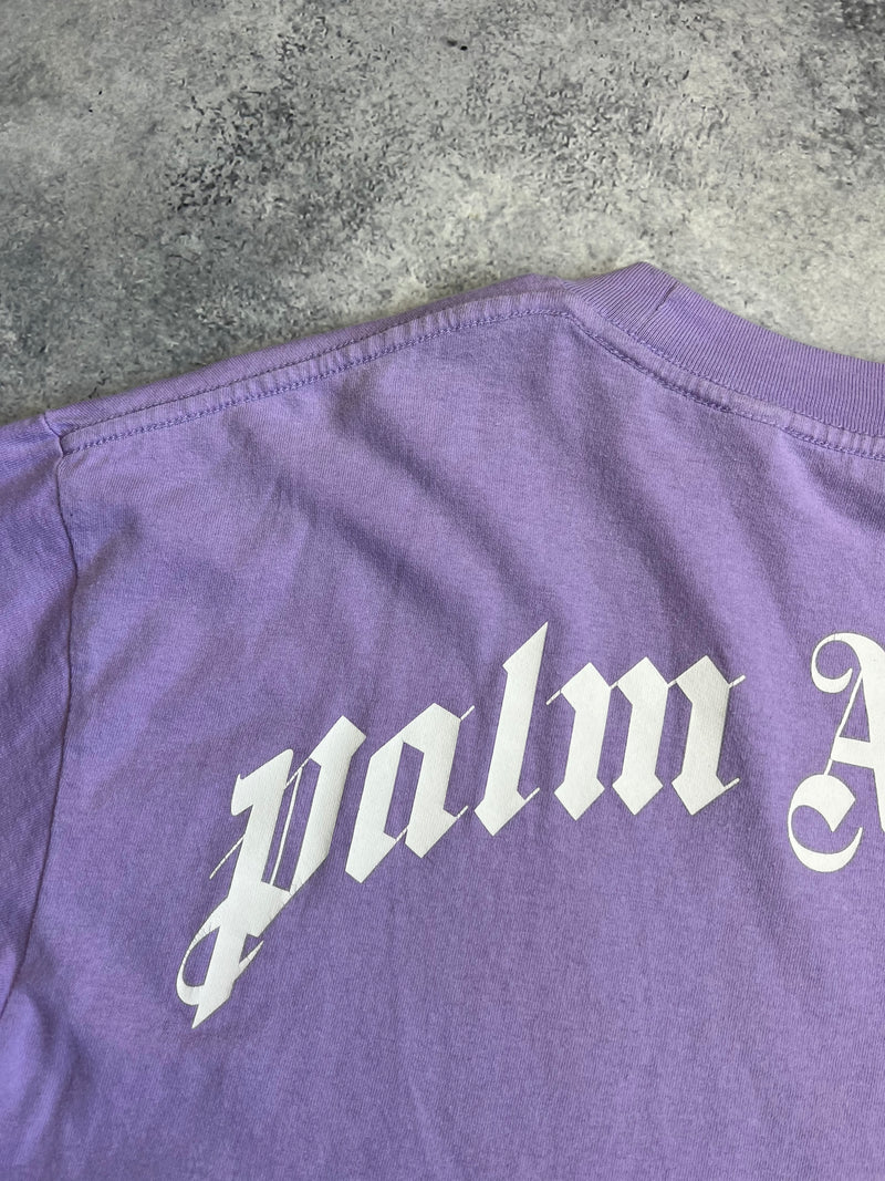 Palm angels lilac bear tee