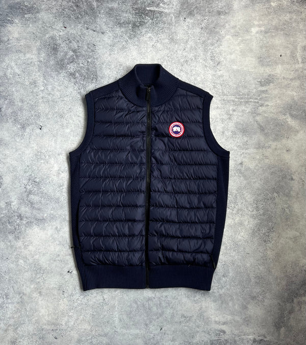Canada goose navy Hybridge knit vest