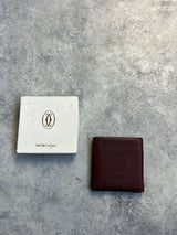 Cartier vintage wine red wallet