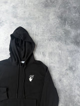 Off-white degrade arrow hoodie black