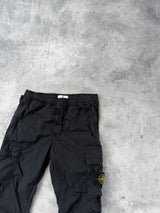 Stone island 2024 navy cuffed cargo trousers