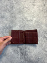 Cartier vintage wine red wallet