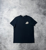 Moncler navy double logo tee