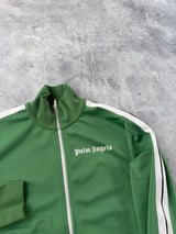 Palm angels green track jacket