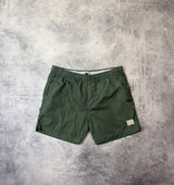 CP company green nylon chrome swim shorts