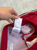 Moncler red swim shorts