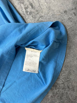 Moncler blue spellout logo tee
