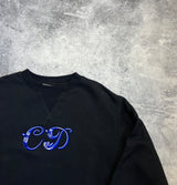 Dior x Kenny scharf cd embroidered black jumper