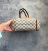Louis Vuitton vintage white Damier azure totally PM