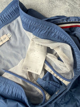 Moncler light blue swim shorts