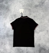 Moncler black polo shirt BNWT