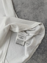 Moncler embroidered cotton white tee