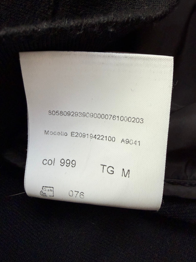 Moncler black tricot cardigan