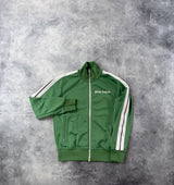 Palm angels green track jacket