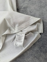 Moncler white pocket tee with arm logo