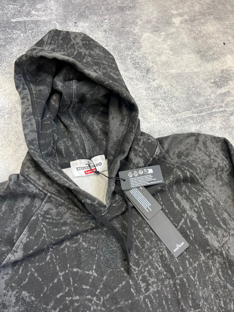Stone island x supreme 2023 pullover spiderweb hoodie – MrBreckz