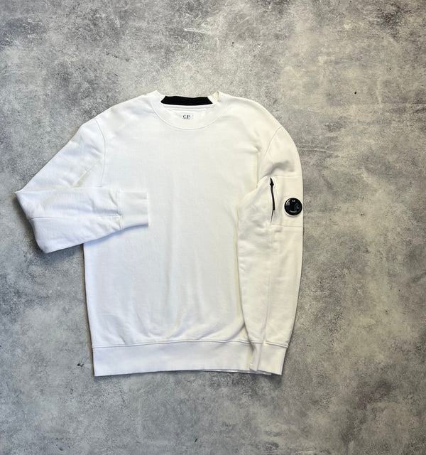 CP company white jumper