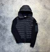 Moncler navy tricot cardigan