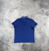 Moncler blue polo shirt