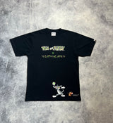 Bape x Tom & Jerry black graphic tee