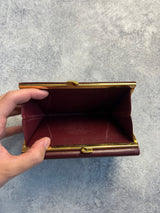 Cartier vintage wine red wallet