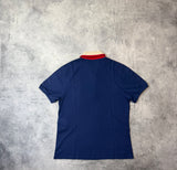 Gucci navy blue stripe polo shirt