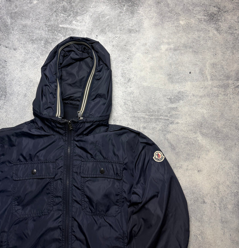 Moncler navy jeanluc giubbotto jacket
