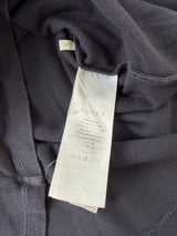 Gucci stripe navy polo shirt