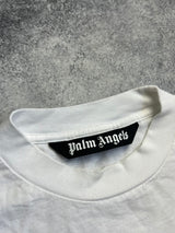Palm angels white broken palm tree tee