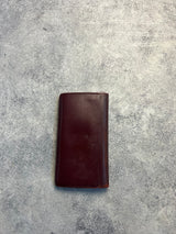 Cartier vintage wine red long wallet