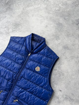Moncler royal blue GUI gilet