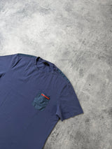 Prada blue nylon pocket tee