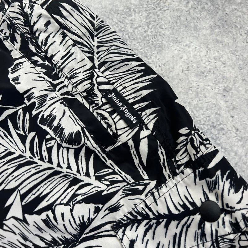 Palm angels jungle parrots swim shorts