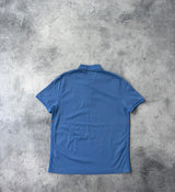 Moncler blue polo shirt