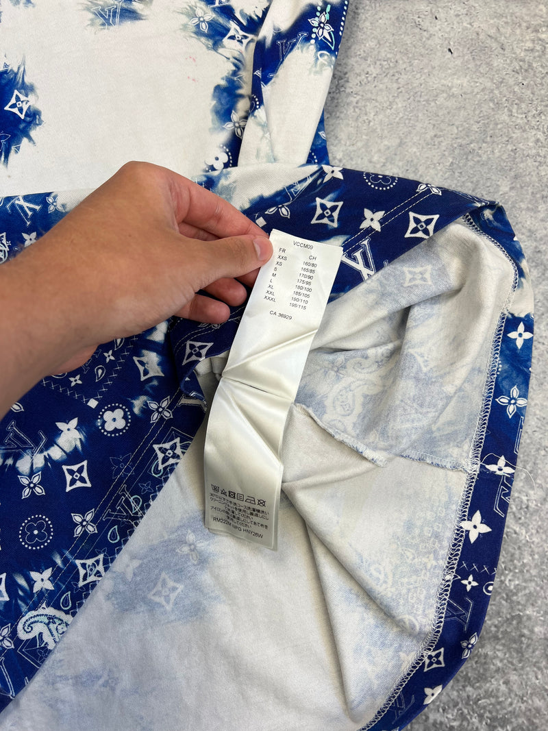Louis Vuitton blue bandana tee