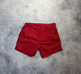 Moncler red swim shorts