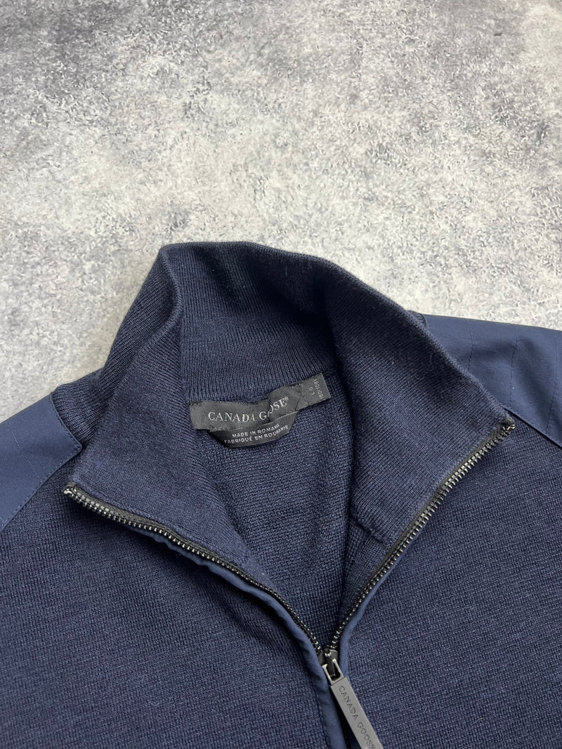 Canada goose navy blue Stormont 1/4 zip sweater