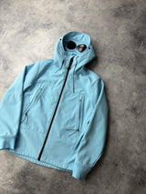 CP company baby blue soft shell-r jacket