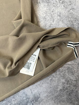 Stone island brown polo shirt
