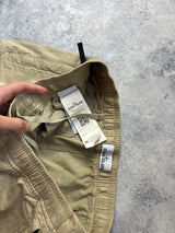 Stone island 2022 sand cuffed cargo trousers