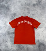 Palm angels orange kill the bear tee
