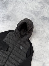 Canada goose black label Hybridge knit reversible hoodie