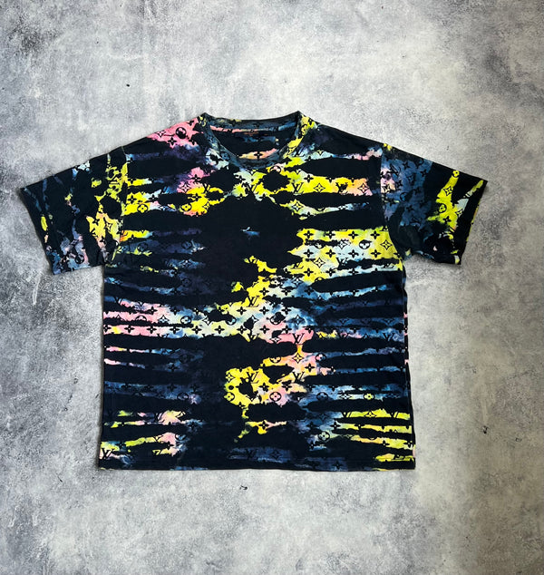Louis Vuitton monogram tie & dye printed tee