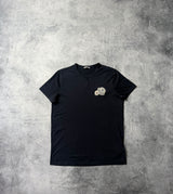 Moncler navy double logo tee