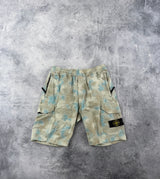 Stone island SS20 camo Devore cargo shorts