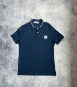 Stone island 2019 navy blue polo shirt